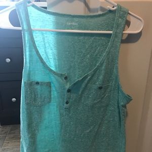 Mint green tank